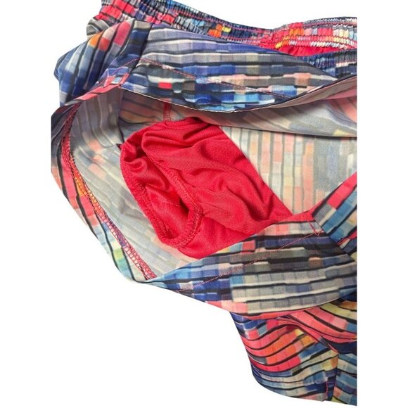 Adidas Girl's' Multicolor Printed Athletic Shorts L(14) - Picture 3 of 3